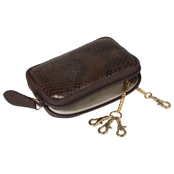 ソフトパイソン ３連プラス１ マルチキーケース （チョコ）