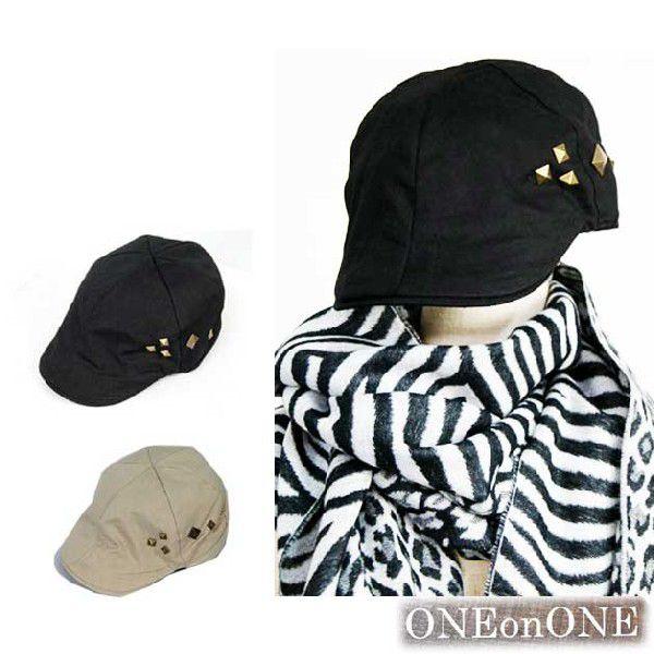 再入荷アンティーク調ゴールドスタッズハンチング帽子 メンズ帽子 レディース帽子 ハット キャップ ニ...