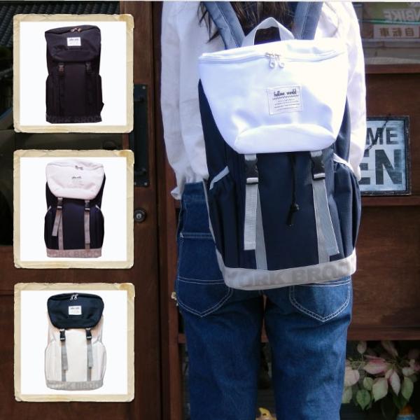 ワンオンワン セレクト ブルックリンニューヨークかぶせリュック レディースリュック 通学 リュック ...