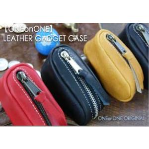 レザーケース コインケース 小物入れワンオンワンオリジナルソフトレザーガゼットケース日本製
