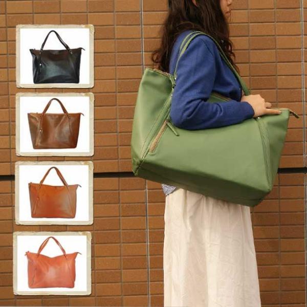 トートバッグ harvest moon フェイクレザートートバッグ