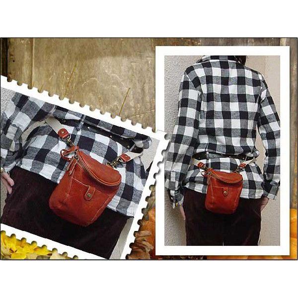 チョークバック ヒップバック 「遊喜・ニュートラル」チョークバックタイプショルダーバッグ