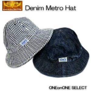 ハット 帽子 ガロン サンピラーデニムメトロハット日本製