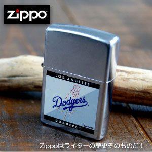 ジッポー ライター MLB公認 ニューヨークドジャースのマークが描かれたジッポー ライター Made...