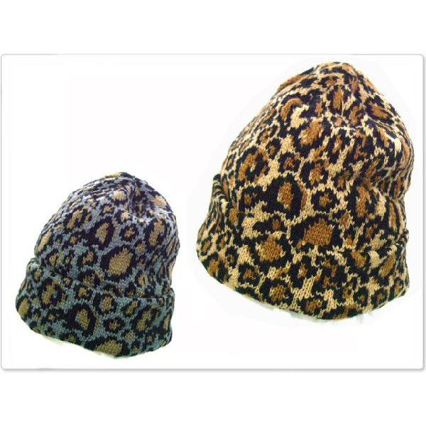 ニットワッチ NEWYORK HATニューヨークハットLEOPARD CUFF