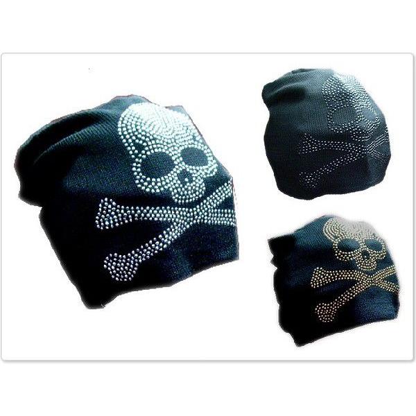 メチャメチャ売れてま〜ス〜なので再入荷超人気アイテムラインストーンスカル帽子 メンズ帽子 レディース...