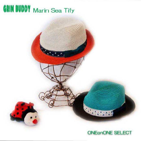 ワンオンワンセレクト Grin Buddy マリンシーティフィー中折れハットSS