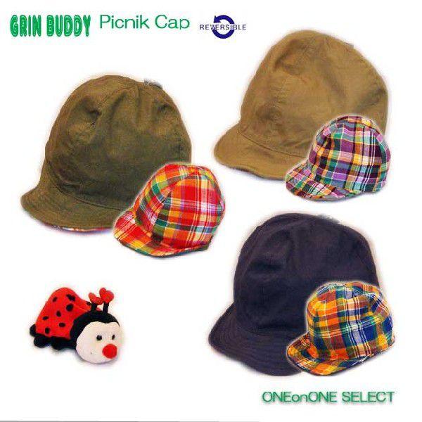ワンオンワンセレクト GrinBuddyキャンプキャップリバーシブルAL