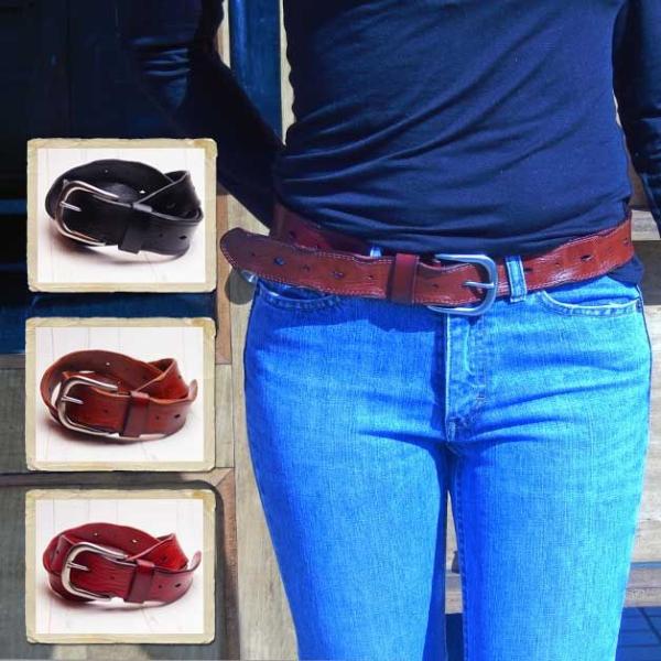 ワンオンワン リプルマークレザーベルト