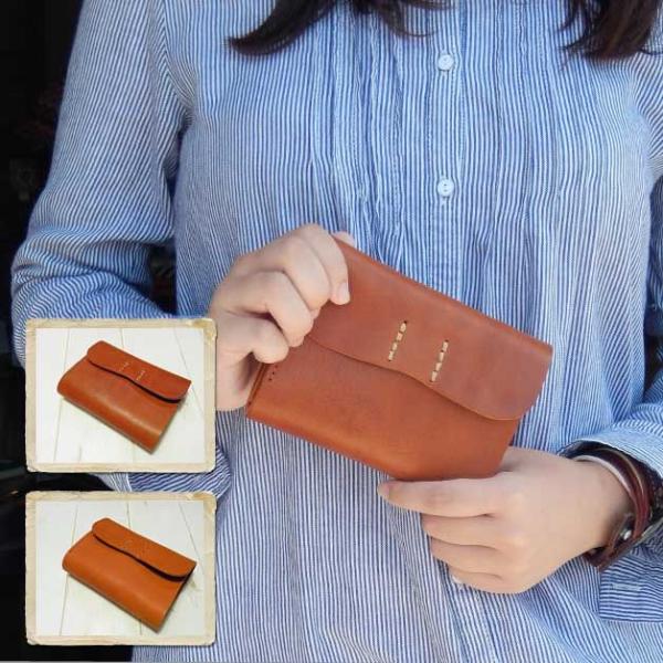 リアン ルビーレザー二つ折りウォレット 日本製