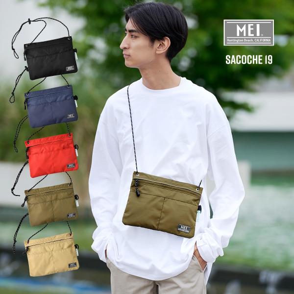 MEI(エムイーアイ)　SACOCHE 丸紐サコッシュ