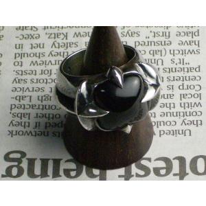 シルバー 925 スターリングシルバー TUXA ONYX シルバーリング ソウルフェティッシュ訳あ...