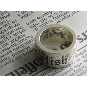 シルバーリング ソウルフェティッシュ GARNET訳あり ギャランティーカードやオリジナルの袋がない...