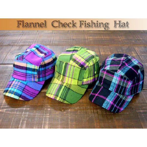 フランネルチェックフィッシングハット帽子 メンズ帽子 レディース帽子 ハット キャップ ニット帽 通...