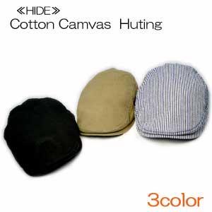 HIDEコットンツイルバックストラップハンティング ハンチング