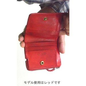 折り財布 二つ折り ショートウオレット メンズ財布 通販メンズ財布 革製品アペックスパラフィンレザー...
