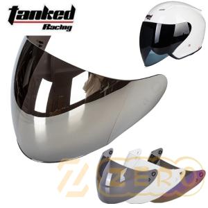 バイクヘルメット シールド Tanked　Racing T536　ジェッドヘルメット用　レンズ Bi...