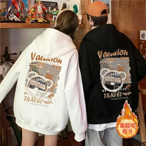 ペアルック春カップルパーカーアウターブランドペアルックカップルお揃い服レディースおしゃれペアルックト...