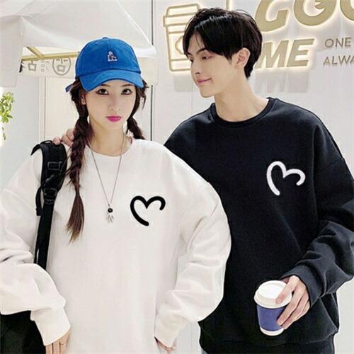 ペアルックカップルペアルックパーカーブランドペアルックカップルお揃い服レディースおしゃれ春トレーナー...