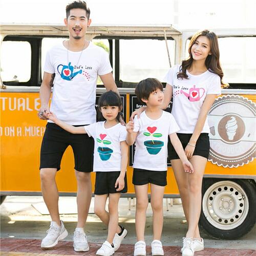 親子ペアルックｔシャツ親子ペアペアルックパロディtシャツ親子ペアｔシャツ親子ペアパパ親子お揃い親子パ...