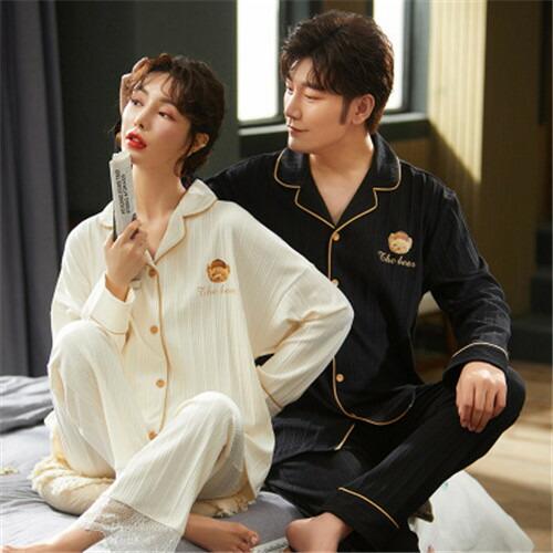 ペアパジャマギフト上下カップルペアルームウェア結婚祝いプレゼントカップルペアパジャマ冬セット部屋着