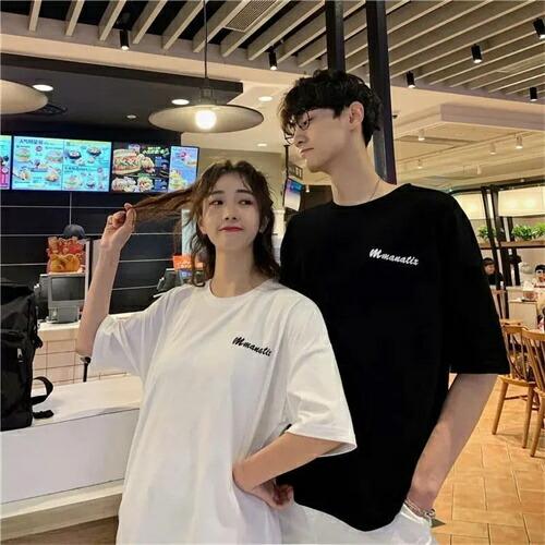 カップルtシャツ半袖ペアtシャツブランドペアルックカップル春服夏メンズ大きいサイズレディース