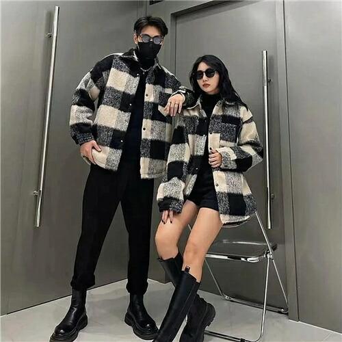 ペアルック春カップルコートアウターブランドペアルックカップルお揃い服レディースおしゃれペアルックトレ...