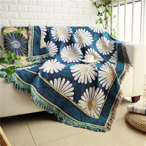 ブランケットベッドカバーダブル夏用おしゃれ大判ひざ掛け北欧毛布冷房対策ギフトシングルかわいいソファー...