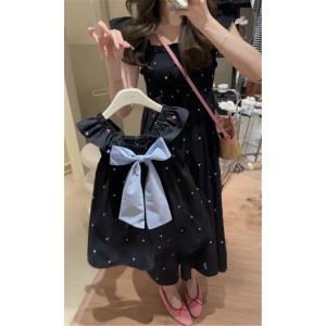 親子夏服親子コーデペアルックワンピース綿フラワ...の詳細画像5