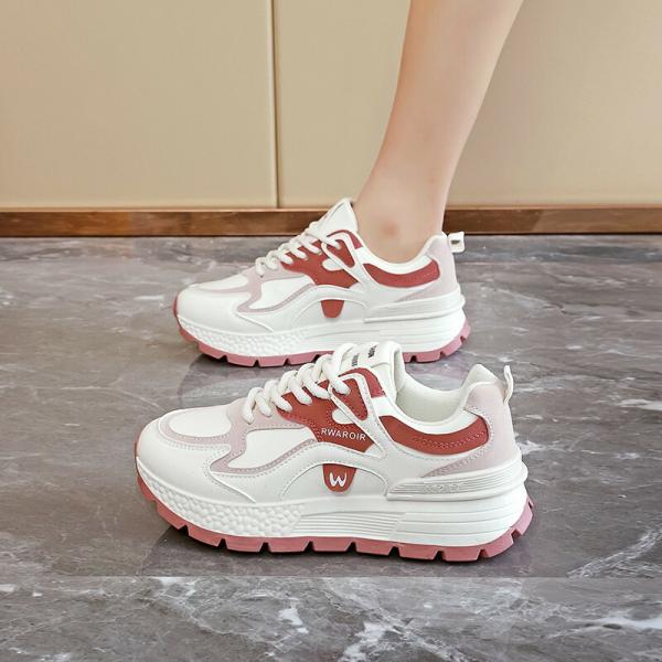 厚底細身スニーカーレディーススニーカーレディースローカット春おしゃれ細見えきれいめ身長アップ靴歩きや...