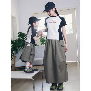 親子親子コーデ赤ちゃんペアルックスカートキッズ...の詳細画像2