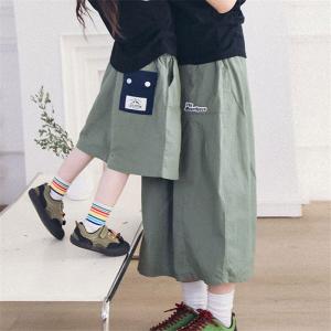 親子親子コーデ赤ちゃんペアルックスカートキッズポケット女子アウトドアスカートペア夏服親子ペアルックペア