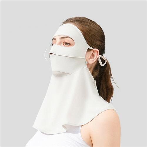 フェイスカバーUV接触冷感uvカット日焼け防止マスクフェイスマスクスポーツ冷感フェイスガードゴルフu...