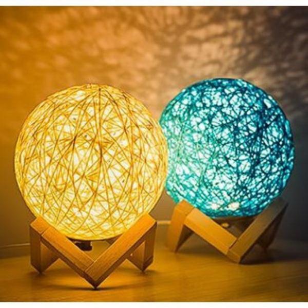 卓上スタンド 籐 LED 綺麗 new インテリア 簡約 デスクライト テーブルスタンド ナイトスタ...