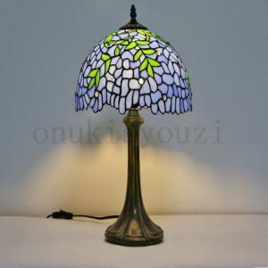 高級感溢れる☆照明ステンドランプ ステンドグラス アンティーク花柄松下真也出| 高級感溢れる☆照明ステンドランプ ステンドグラス アンティーク