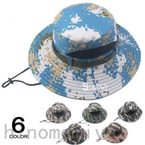 中折れ帽 メンズ 紳士用 中折れハット 帽子 おしゃれ 迷彩 ハット 通気 紫外線防止 日よけ帽子 ...