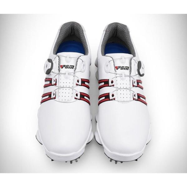 ダイヤル式 ソフトスパイク ゴルフシューズ メンズ ゴルフ スパイクシューズ