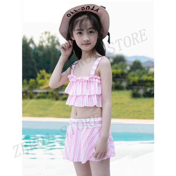 水着 キッズ 子供 女の子 夏 2点セット セパレート スイムウェア キッズ ベビー ショートパンツ...