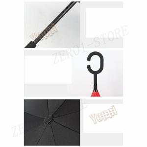 雨傘 8本骨 逆さ傘 レディース メンズ 丈夫...の詳細画像4