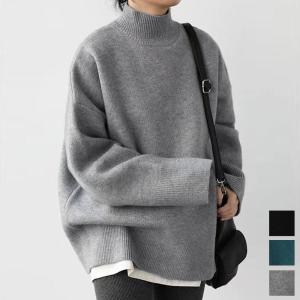 レディース秋冬 ハイネックニットセーター｜zero1-store