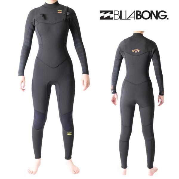 Billabong ビラボン ウェットスーツ レディース 3mm / 2mm チェストジップ フルス...