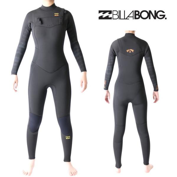Billabong ビラボン ウェットスーツ レディース 4mm / 3mm チェストジップ フルス...
