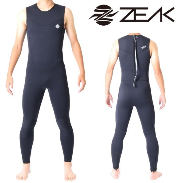 【SALE】ZEAK(ジーク) ウェットスーツ メンズ ロングジョン (3mm) ウエットスーツ サ...