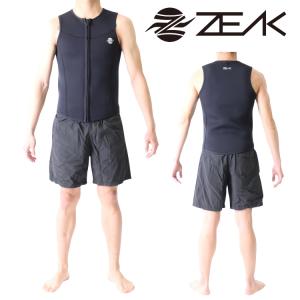 ZEAK(ジーク) ウェットスーツ メンズ ベスト (2mm) ウエットスーツ サーフィン ウエットスーツ ZEAK WETSUITS