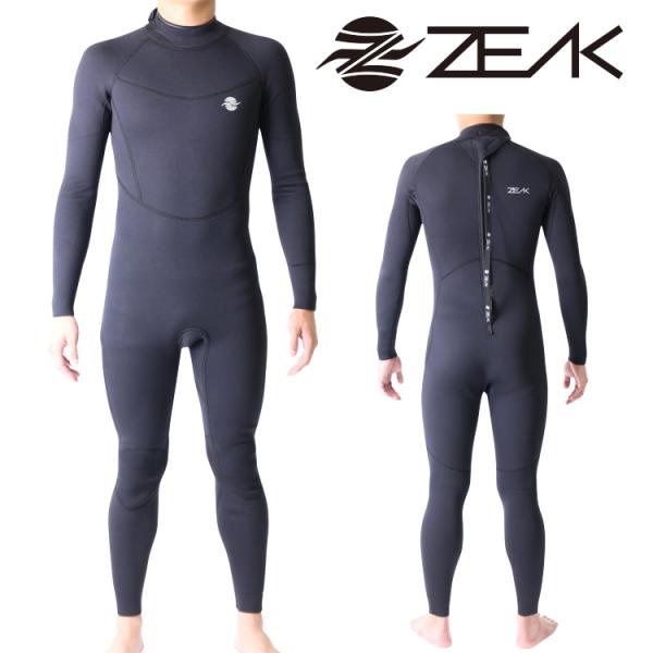 ZEAK(ジーク) ウェットスーツ 男性用 メンズ フルスーツ 3mm / 2mm ウエットスーツ ...