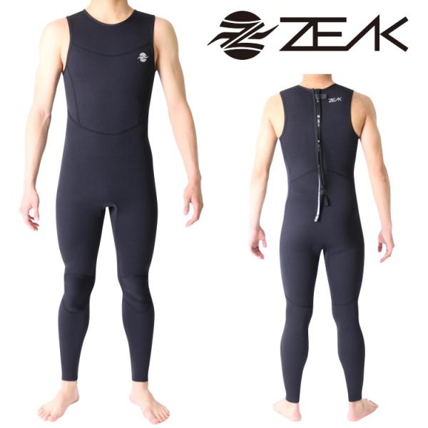 ZEAK(ジーク) ウェットスーツ 男性用 メンズ ロングジョン ウエットスーツ サーフィンウェット...