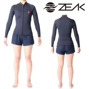 ZEAK(ジーク) ウェットスーツ レディース 長袖 タッパー (2mm) ウエットスーツ サーフィンウエットスーツ ZEAK WETSUITS｜zero1surf