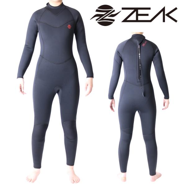 【在庫処分SALE】【30%OFF】ZEAK(ジーク) ウェットスーツ 女性用 レディース 5mm ...