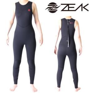 ZEAK(ジーク) ウェットスーツ レディース ロングジョン (3mm) ウエットスーツ サーフィン ウエットスーツ ZEAK WETSUITS｜ウェットスーツ本舗