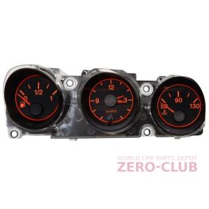 Z1300 水温計/燃料計 メーター0406 アルファロメオ156 右H用/純正 3連メーター 水温、時計、燃料計